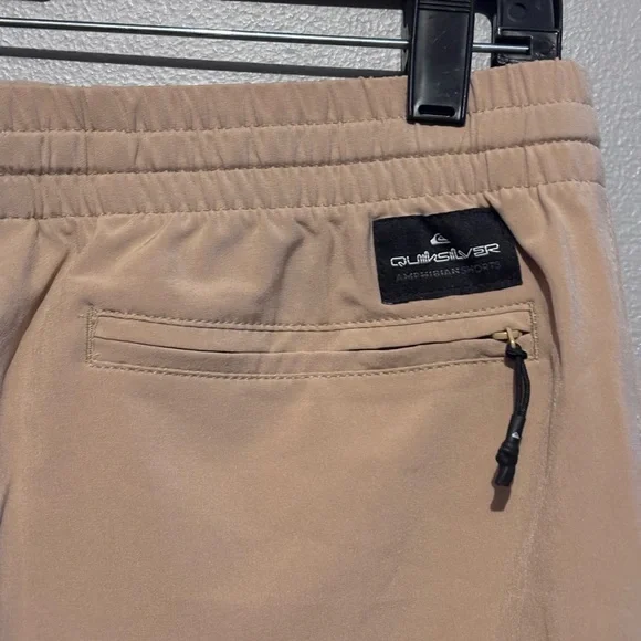 NWT Boys Quiksilver Khaki Amphibian Walkshorts - Picture 9 of 11